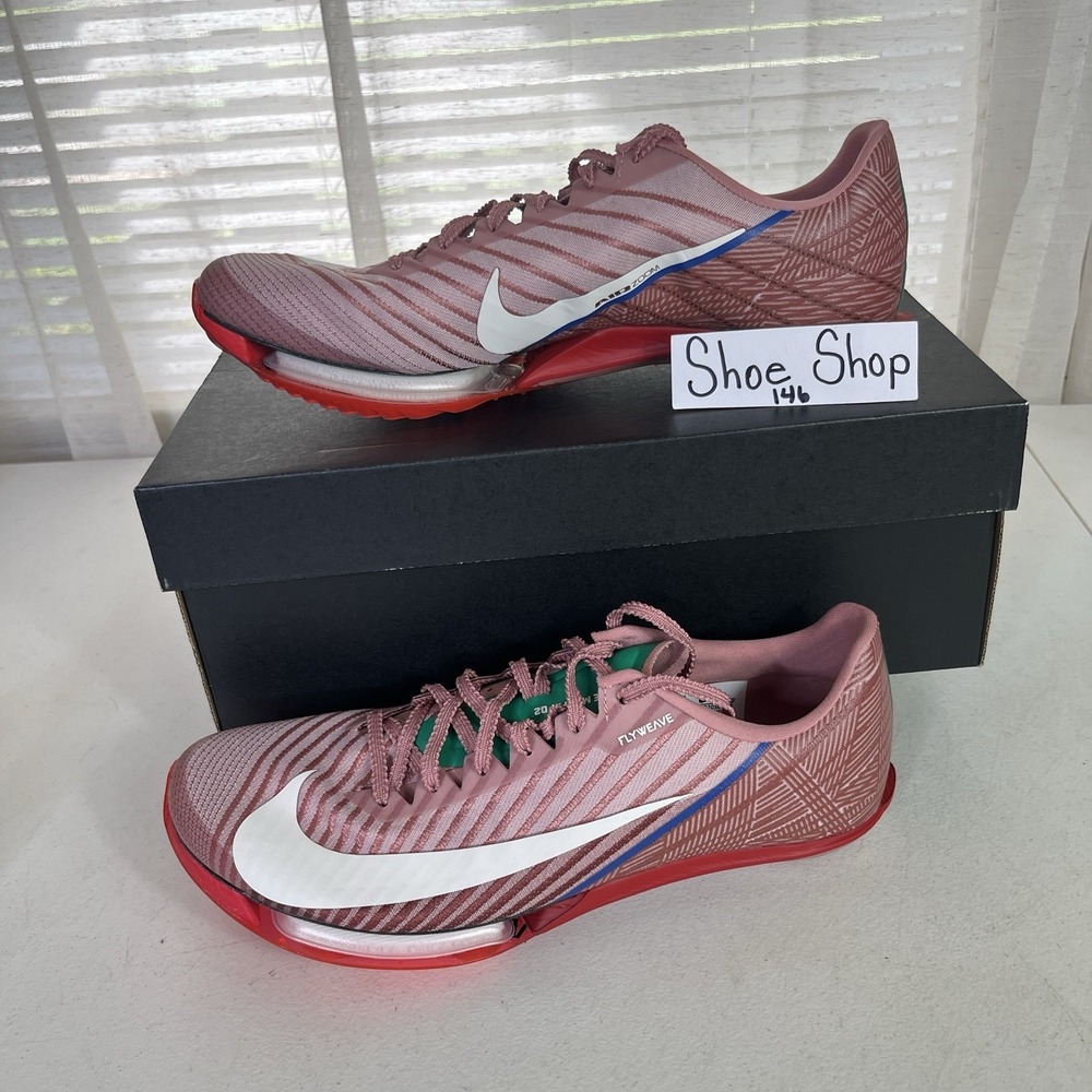 Nike Air Zoom Maxfly 2 Track Spikes Red Stardust Men Size 7 - Women Size 8.5